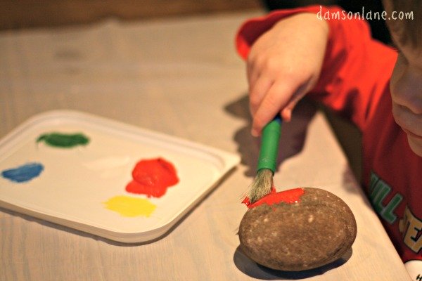 Painting Stones Craft for Kids