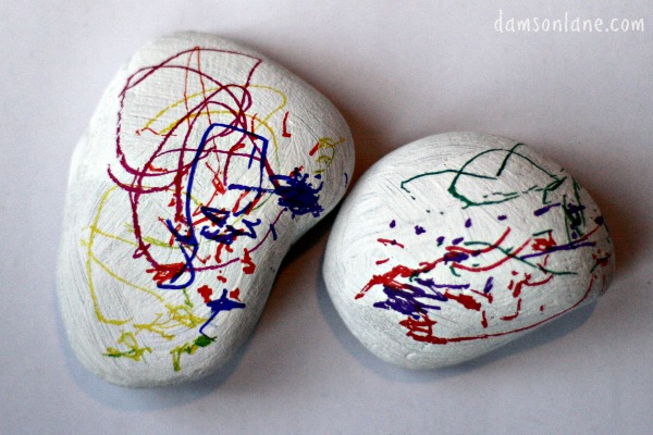 Stones Decorated with Sharpies
