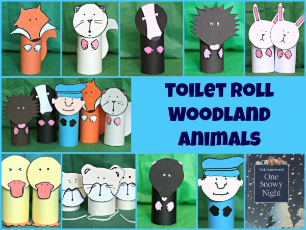 Toilet Roll Woodland Animals