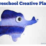Preschool Creative Play with Paint
