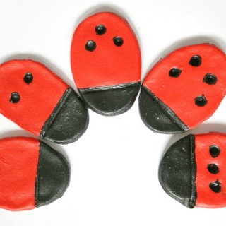 Salt Dough Ladybird Kids Craft