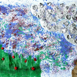 Mixed Media Preschool Art Project